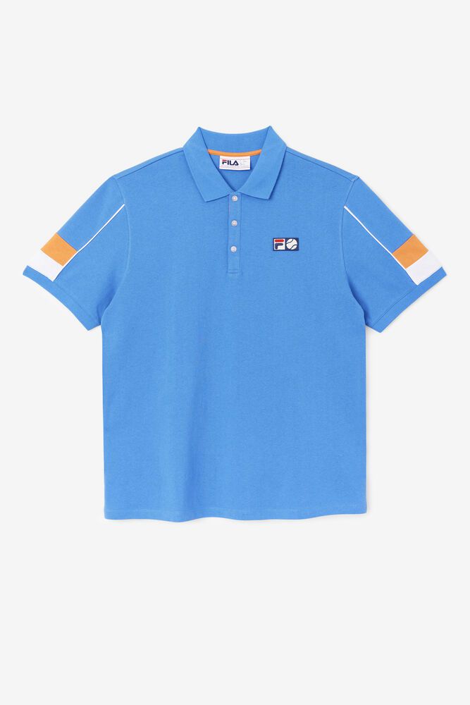 Fila Polo Coda Mens Blue - India XWQ-075849